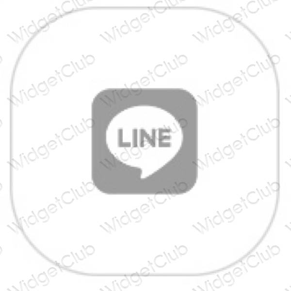 Estetske LINE ikone aplikacij