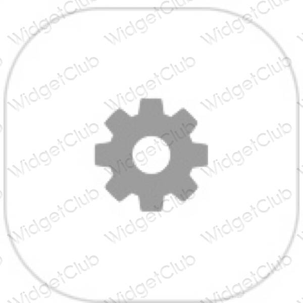 Esthetische Settings app-pictogrammen