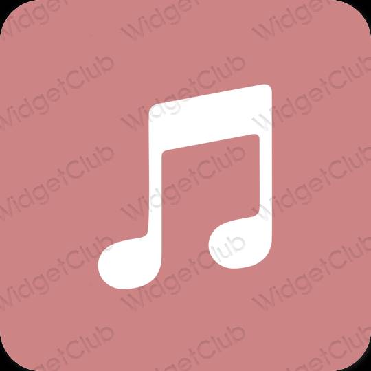 Estetické ikony aplikací Apple Music