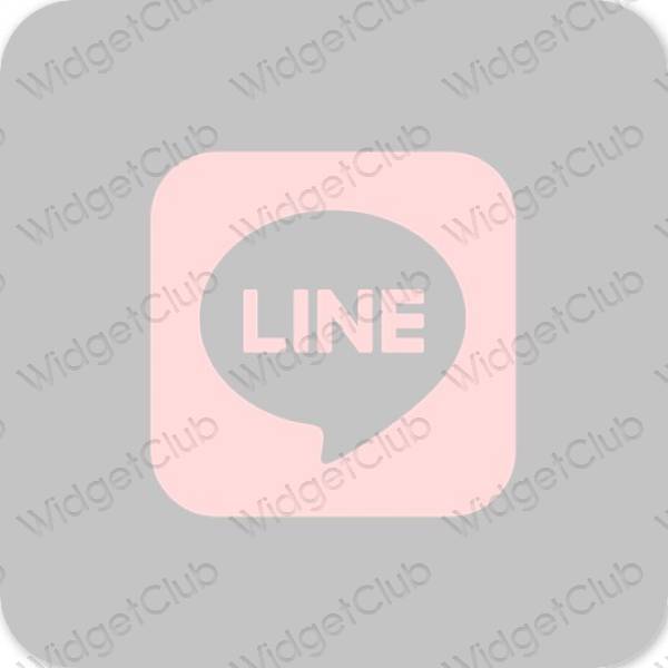 Esthetische LINE app-pictogrammen