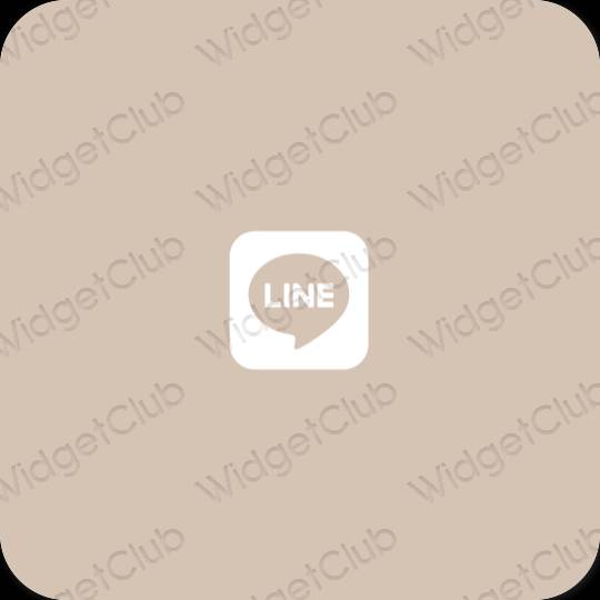 Естетске LINE иконе апликација