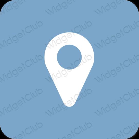 Esthetische Map app-pictogrammen