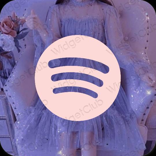 جمالية Spotify أيقونات التطبيقات