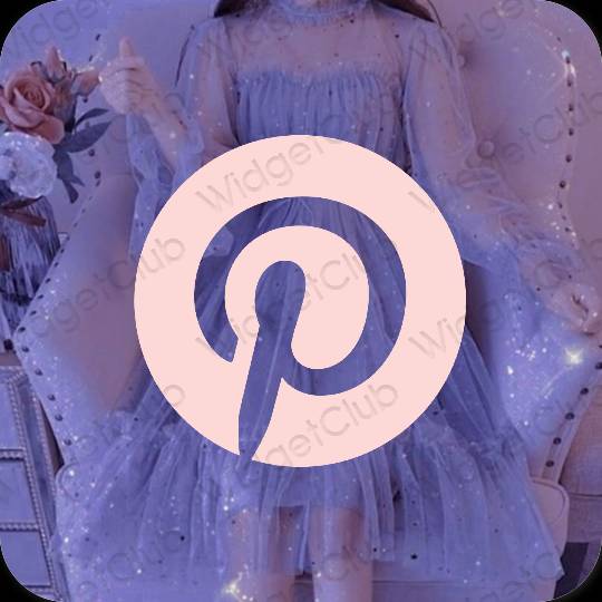 미적 Pinterest 앱 아이콘