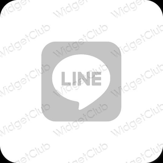 Esthetische LINE app-pictogrammen