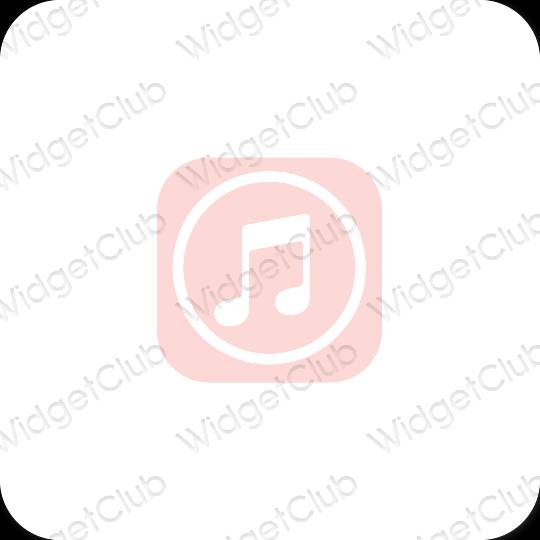 Biểu tượng ứng dụng Apple Music thẩm mỹ