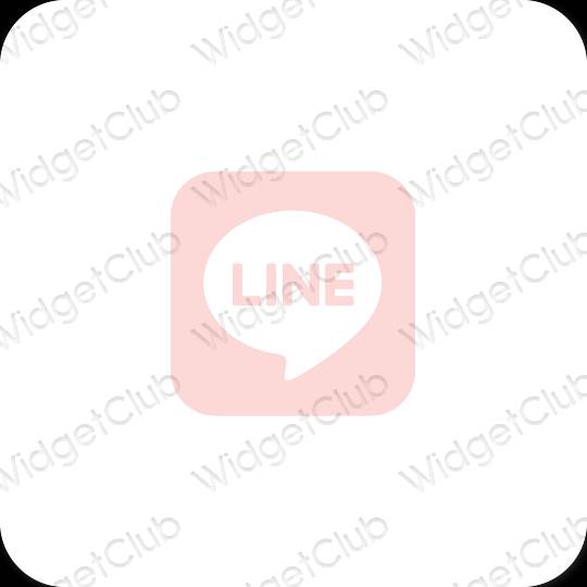 Esthetische LINE app-pictogrammen