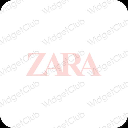 Esthetische ZARA app-pictogrammen