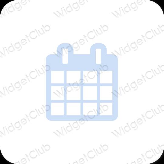 Эстетические Calendar значки приложений