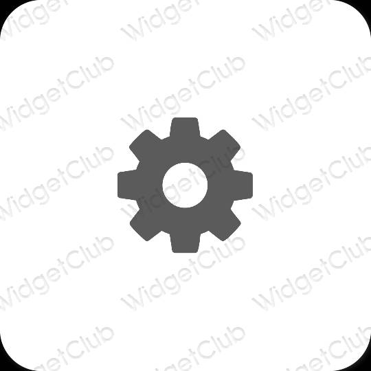 Ästhetische Settings App-Symbole