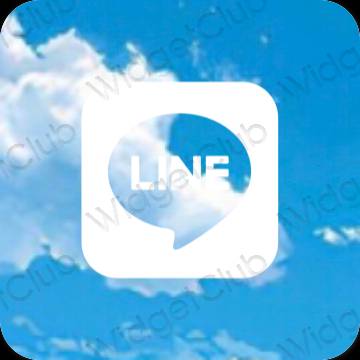 جمالية LINE أيقونات التطبيقات