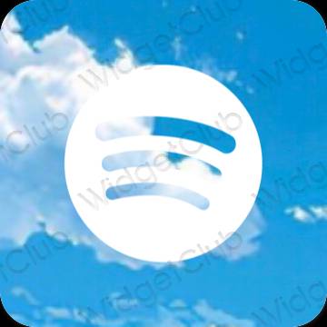 Estetiska Spotify appikoner