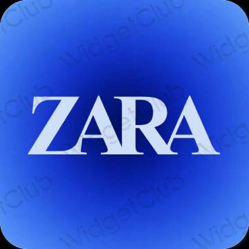Æstetisk lilla ZARA app ikoner