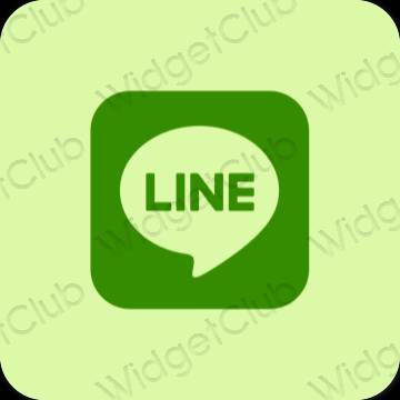 Ästhetische LINE App-Symbole