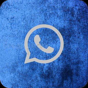 эстетический серый WhatsApp значки приложений