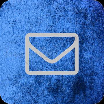 Estético gris Mail iconos de aplicaciones