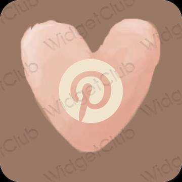 Icone delle app Pinterest estetiche