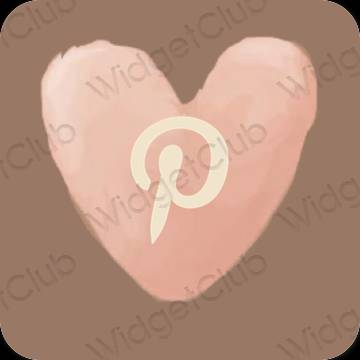 Icone delle app Pinterest estetiche