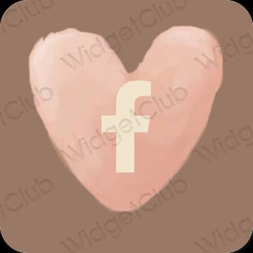 Icone delle app Facebook estetiche