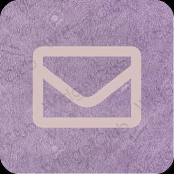 Estético rosa Mail iconos de aplicaciones