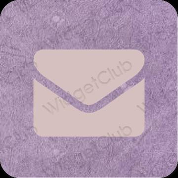Stijlvol roze Mail app-pictogrammen