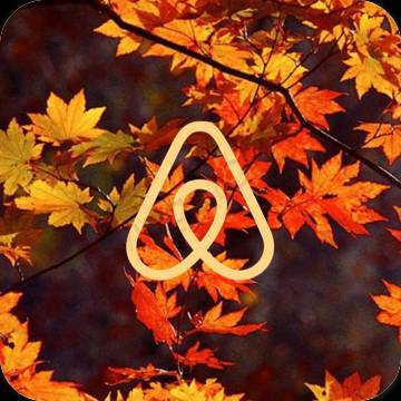 Estetico Marrone Airbnb icone dell'app