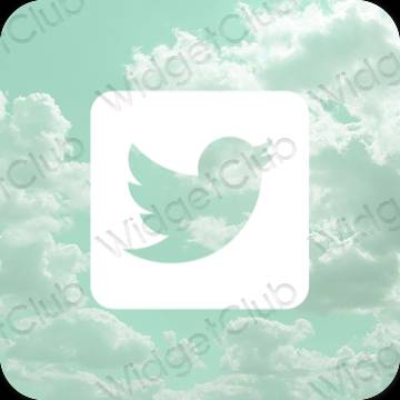 Icone delle app Twitter estetiche