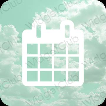 Ästhetische Calendar App-Symbole