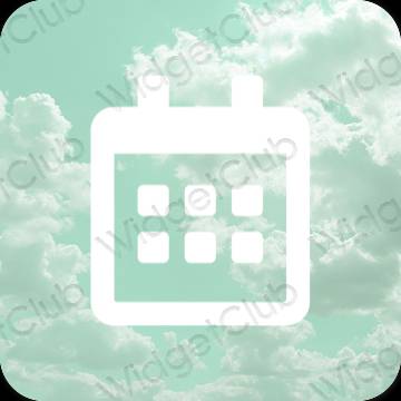 Ästhetische Calendar App-Symbole