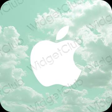 Estetyczne Apple Store ikony aplikacji