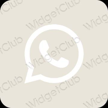 Æstetiske WhatsApp app-ikoner
