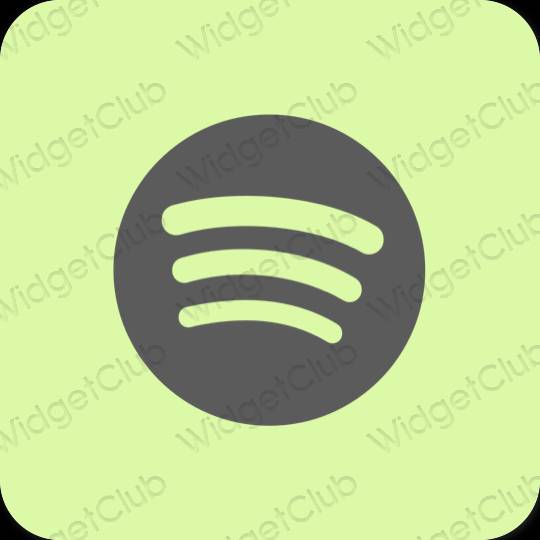 Estética Spotify iconos de aplicaciones