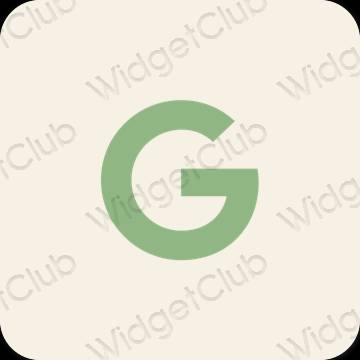 Aesthetic Google app icons