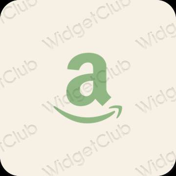 Ästhetische Amazon App-Symbole