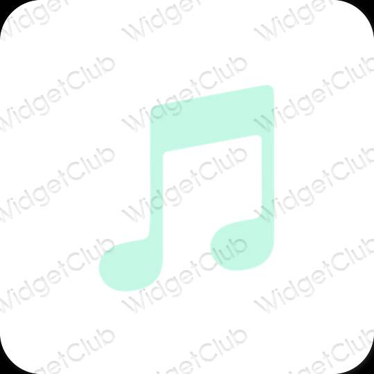 Estetické ikony aplikací Apple Music