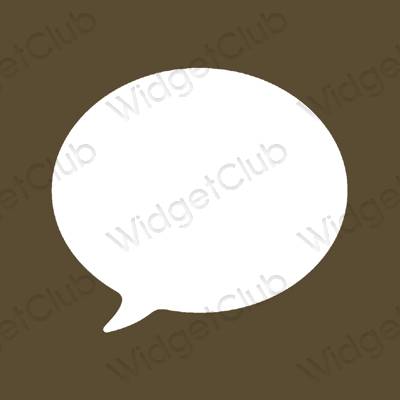 រូបតំណាងកម្មវិធី Messages សោភ័ណភាព