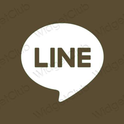 រូបតំណាងកម្មវិធី LINE សោភ័ណភាព