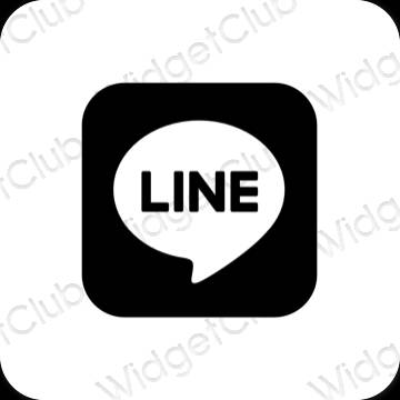 Estetske LINE ikone aplikacij