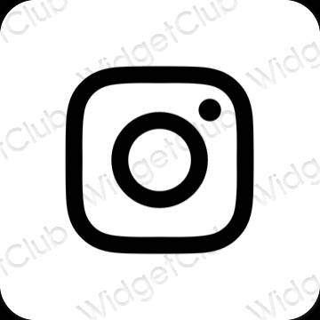 نمادهای برنامه زیباشناسی Instagram