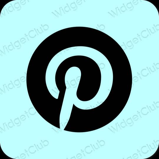 Esthetische Pinterest app-pictogrammen