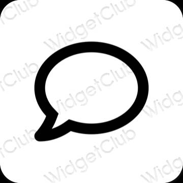 جمالية Messages أيقونات التطبيقات