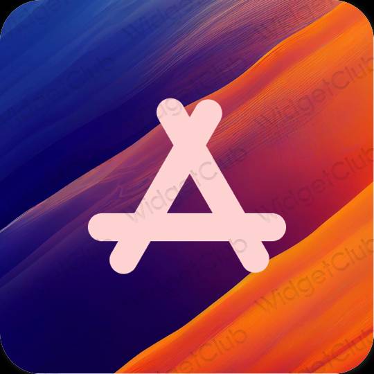 Estetik pembe AppStore uygulama simgeleri