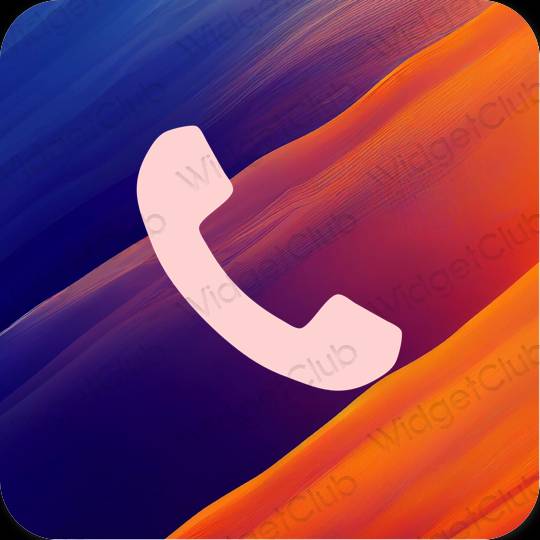 Estética Phone ícones de aplicativos