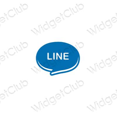 Estetske LINE ikone aplikacija