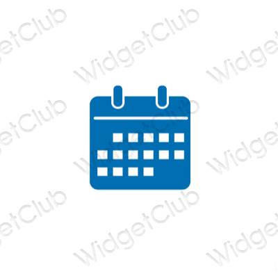 Estetinės Calendar programų piktogramos