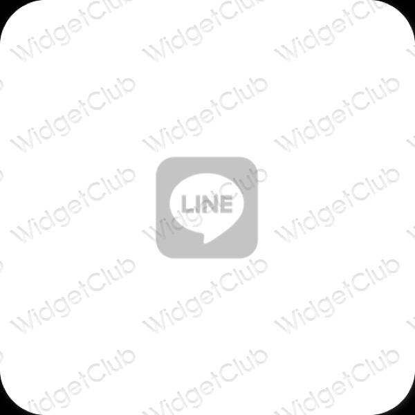 Естетске LINE иконе апликација