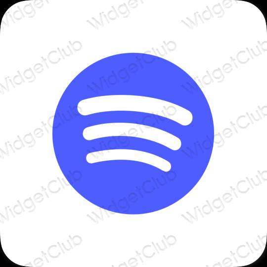 Estetické ikony aplikací Spotify