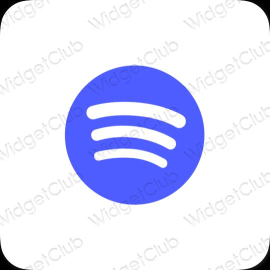 Estetické ikony aplikací Spotify