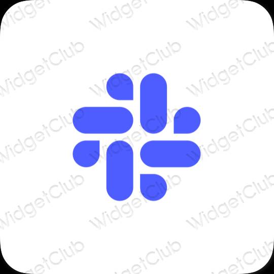 Pictograme pentru aplicații Slack estetice