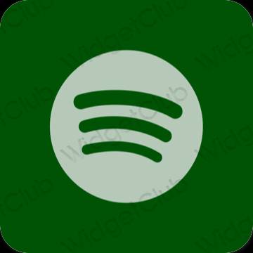 Estetiska Spotify appikoner